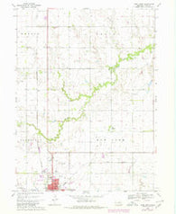 York North Nebraska Historical topographic map, 1:24000 scale, 7.5 X 7.5 Minute, Year 1969