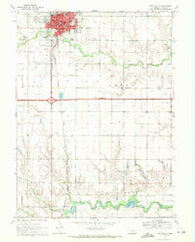 York South Nebraska Historical topographic map, 1:24000 scale, 7.5 X 7.5 Minute, Year 1969