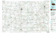 York Nebraska Historical topographic map, 1:100000 scale, 30 X 60 Minute, Year 1985