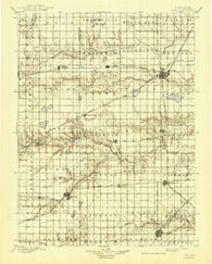 York Nebraska Historical topographic map, 1:125000 scale, 30 X 30 Minute, Year 1898