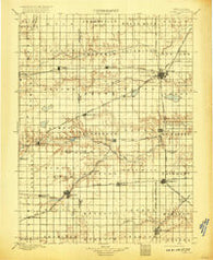 York Nebraska Historical topographic map, 1:125000 scale, 30 X 30 Minute, Year 1898