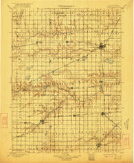 York Nebraska Historical topographic map, 1:125000 scale, 30 X 30 Minute, Year 1899