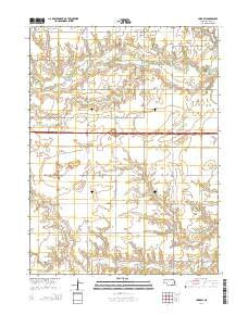 York SW Nebraska Current topographic map, 1:24000 scale, 7.5 X 7.5 Minute, Year 2014