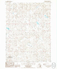 Young Valley Nebraska Historical topographic map, 1:24000 scale, 7.5 X 7.5 Minute, Year 1986