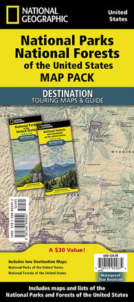 Buy map National Parks & National Forest of the US [Map Pack Bundle]