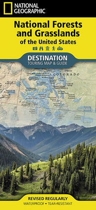 Buy map National Forests and Grasslands of the United States Map