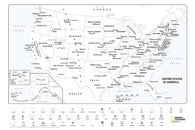 Buy map United States Coloring Map