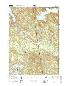 Alton New Hampshire Current topographic map, 1:24000 scale, 7.5 X 7.5 Minute, Year 2015