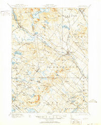 Alton New Hampshire Historical topographic map, 1:62500 scale, 15 X 15 Minute, Year 1919