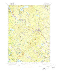 Alton New Hampshire Historical topographic map, 1:62500 scale, 15 X 15 Minute, Year 1957