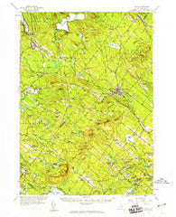 Alton New Hampshire Historical topographic map, 1:62500 scale, 15 X 15 Minute, Year 1957