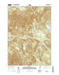 Andover New Hampshire Current topographic map, 1:24000 scale, 7.5 X 7.5 Minute, Year 2015