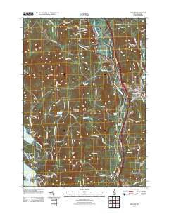 Ashland New Hampshire Historical topographic map, 1:24000 scale, 7.5 X 7.5 Minute, Year 2012