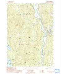 Ashland New Hampshire Historical topographic map, 1:24000 scale, 7.5 X 7.5 Minute, Year 1987