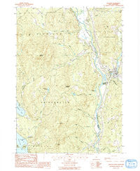 Ashland New Hampshire Historical topographic map, 1:24000 scale, 7.5 X 7.5 Minute, Year 1987
