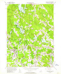 Ayers Village New Hampshire Historical topographic map, 1:24000 scale, 7.5 X 7.5 Minute, Year 1955