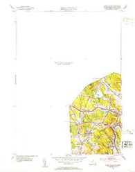 Ayers Village New Hampshire Historical topographic map, 1:31680 scale, 7.5 X 7.5 Minute, Year 1952