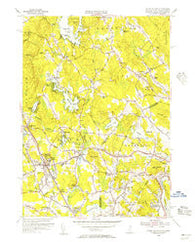 Ayers Village New Hampshire Historical topographic map, 1:31680 scale, 7.5 X 7.5 Minute, Year 1955