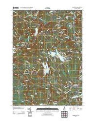 Barrington New Hampshire Historical topographic map, 1:24000 scale, 7.5 X 7.5 Minute, Year 2012