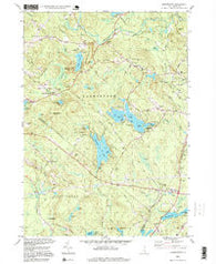Barrington New Hampshire Historical topographic map, 1:24000 scale, 7.5 X 7.5 Minute, Year 1995