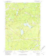 Barrington New Hampshire Historical topographic map, 1:24000 scale, 7.5 X 7.5 Minute, Year 1981