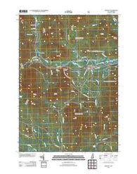 Bartlett New Hampshire Historical topographic map, 1:24000 scale, 7.5 X 7.5 Minute, Year 2012
