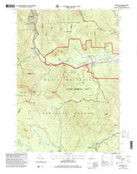 Bartlett New Hampshire Historical topographic map, 1:24000 scale, 7.5 X 7.5 Minute, Year 1995