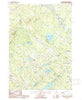 Baxter Lake New Hampshire Historical topographic map, 1:24000 scale, 7.5 X 7.5 Minute, Year 1987