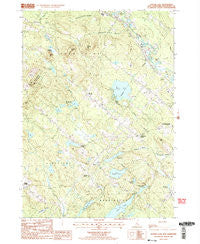 Baxter Lake New Hampshire Historical topographic map, 1:24000 scale, 7.5 X 7.5 Minute, Year 1987