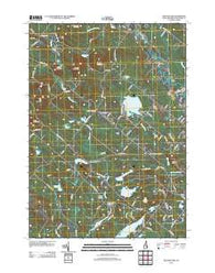 Baxter Lake New Hampshire Historical topographic map, 1:24000 scale, 7.5 X 7.5 Minute, Year 2012