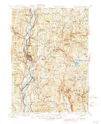 Bellows Falls New Hampshire Historical topographic map, 1:62500 scale, 15 X 15 Minute, Year 1930