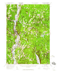 Bellows Falls New Hampshire Historical topographic map, 1:62500 scale, 15 X 15 Minute, Year 1957