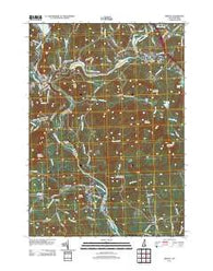Bristol New Hampshire Historical topographic map, 1:24000 scale, 7.5 X 7.5 Minute, Year 2012