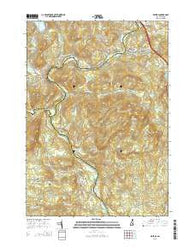 Bristol New Hampshire Current topographic map, 1:24000 scale, 7.5 X 7.5 Minute, Year 2015