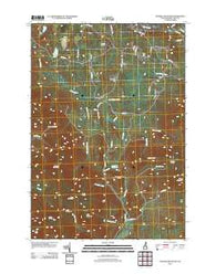 Bunnell Mountain New Hampshire Historical topographic map, 1:24000 scale, 7.5 X 7.5 Minute, Year 2012