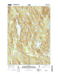 Canaan New Hampshire Current topographic map, 1:24000 scale, 7.5 X 7.5 Minute, Year 2015