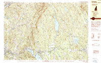 Canaan New Hampshire Historical topographic map, 1:25000 scale, 7.5 X 15 Minute, Year 1984