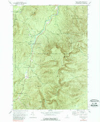 Carter Dome New Hampshire Historical topographic map, 1:24000 scale, 7.5 X 7.5 Minute, Year 1970