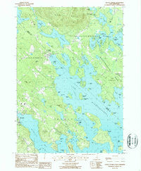 Center Harbor New Hampshire Historical topographic map, 1:24000 scale, 7.5 X 7.5 Minute, Year 1987