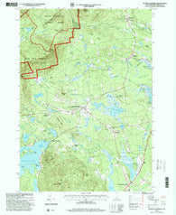 Center Sandwich New Hampshire Historical topographic map, 1:24000 scale, 7.5 X 7.5 Minute, Year 1995