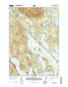 Center Harbor New Hampshire Current topographic map, 1:24000 scale, 7.5 X 7.5 Minute, Year 2015