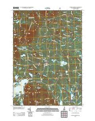 Center Sandwich New Hampshire Historical topographic map, 1:24000 scale, 7.5 X 7.5 Minute, Year 2012