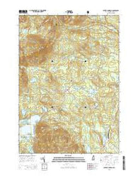 Center Sandwich New Hampshire Current topographic map, 1:24000 scale, 7.5 X 7.5 Minute, Year 2015