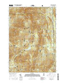 Chatham New Hampshire Current topographic map, 1:24000 scale, 7.5 X 7.5 Minute, Year 2015