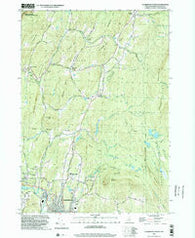 Claremont North New Hampshire Historical topographic map, 1:24000 scale, 7.5 X 7.5 Minute, Year 1998
