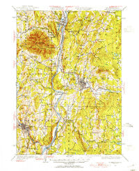 Claremont New Hampshire Historical topographic map, 1:62500 scale, 15 X 15 Minute, Year 1926
