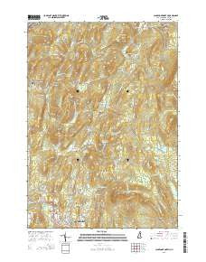Claremont North New Hampshire Current topographic map, 1:24000 scale, 7.5 X 7.5 Minute, Year 2015