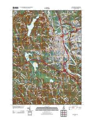 Concord New Hampshire Historical topographic map, 1:24000 scale, 7.5 X 7.5 Minute, Year 2012