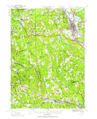 Concord New Hampshire Historical topographic map, 1:62500 scale, 15 X 15 Minute, Year 1949