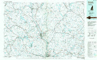 Concord New Hampshire Historical topographic map, 1:100000 scale, 30 X 60 Minute, Year 1986